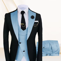 Costume 3 pièces élégant et décontracté pour homme, coupe ajustée, blazer et veste de smoking pour gentleman, collection 2026