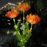 Solarbetriebene Lycoris-Blumen-Gartenleuchte, Wasserdichte Spinnenlilien-Blumenlichter für Haus, Camping und Hochzeitsdekoration
