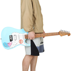 IRIN Nueva Guitarra Eléctrica Profesional R-336SE de 39'' y 6 Cuerdas, de Madera de Álamo, Inteligente, de 22 Trastes, HSS, de Alta Gama, con Efectos - Product Image 5