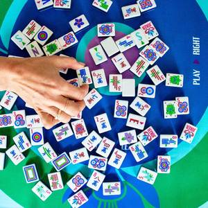 Gạch mùa xuân Mạt chược tươi bốn lớp Mạt chược juego De Mesa perspex 156 mAh jongg trò chơi chiến lược - Product Image 6