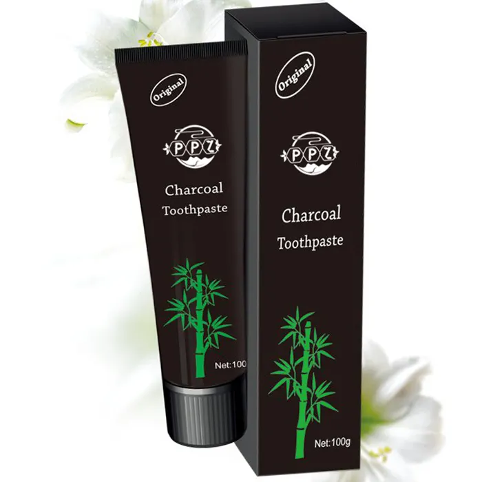 Индивидуальный производитель, натуральный органический бамбуковый уголь, зубная паста, зубная паста, не содержащая фторид пены, отбеливающая зубная паста, частная этикетка
