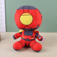 AMIGO Super Weicher Plüschroboter Individuelles Design Gefüllt mit PP-Baumwolle 25cm Unisex für Partys