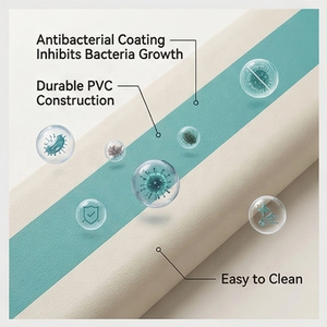 PVC Anti-Collision Foldable Water Resistant Handrail Hospital Corridor <strong>Wall</strong> Guard Medical <strong>Rail</strong> for Clinic Nursing Home Hotel - Product Image 5