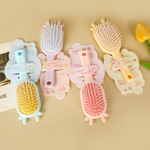Mini <b>Cushion</b> Hair Comb <b>Small</b> Portable Travel Massage Comb Plastic For General Use - Product Image 3