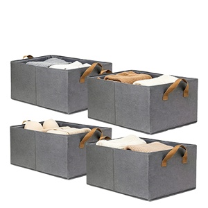 Boîte de rangement pour armoire, tiroir de rangement en tissu pour la maison, panier pliable pour vêtements et pantalons, sac de rangement pour sous-vêtements, boîte de tri - Product Image 1