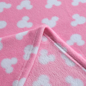 FY vente en gros mignon couette tête d'ours impression bleu rose personnalisé pour adultes enfants bébé 1 pli couverture - Product Image 4