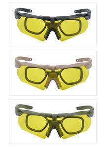 दीलुपू शरैन सुरक्षा के चश्मे के साथ स्पोर्ट्स आईवियर किट एंटीयूव सामरिक चश्मे के साथ सुरक्षा चश्मे - Product Image 5