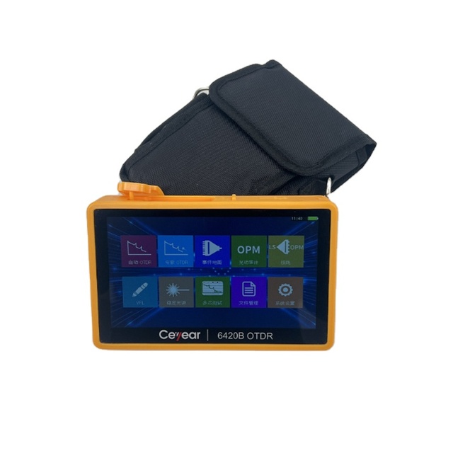 Fiber Optic Cable test 6420B OTDR 7-inch Optical Equipment Rechargeable OTDR