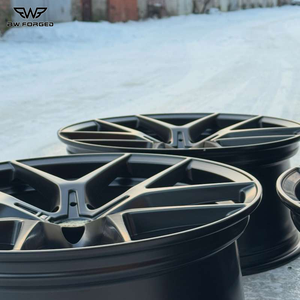 Rines Cóncavos Monobloque de Aleación de Aluminio Forjado para Autos de Pasajeros, 5x114.3/120, 40mm 25mm, Acabado Blanco/Pulido para BMW G30, 18-20 Pulgadas - Product Image 4