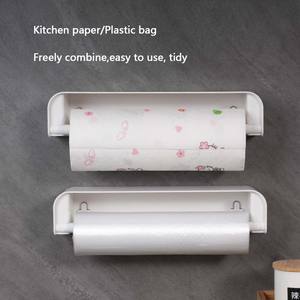 Porte-serviettes en papier de cuisine de style français, durable, sans perçage, magnétique, stable, robuste, ABS, chargement facile pour le réfrigérateur, le mur, sous l'<span class=keywords><strong>armoire</strong></span> - Product Image 3