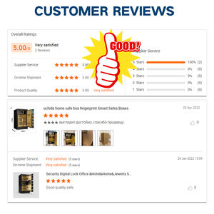 Yingbo Home Safe in acciaio solido popolare bulloni moderni Smart Security Security Secret Box di lusso in pelle - Product Image 4