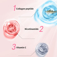 Bâtonnets de gelée de collagène à la grenade OEM pour éclaircir la peau, avec vitamines, pour hommes et femmes, complément alimentaire pour la santé des cheveux et des articulations