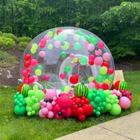 Maison à bulles gonflable Tente dôme transparente en PVC Ballon transparent Tente gonflable pour ballons à bulles Tente gonflable pour maisons à bulles