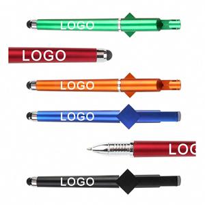 Stylo bille publicitaire écologique en plastique avec écran tactile, code QR et logo personnalisé – Meilleures ventes - Product Image 2