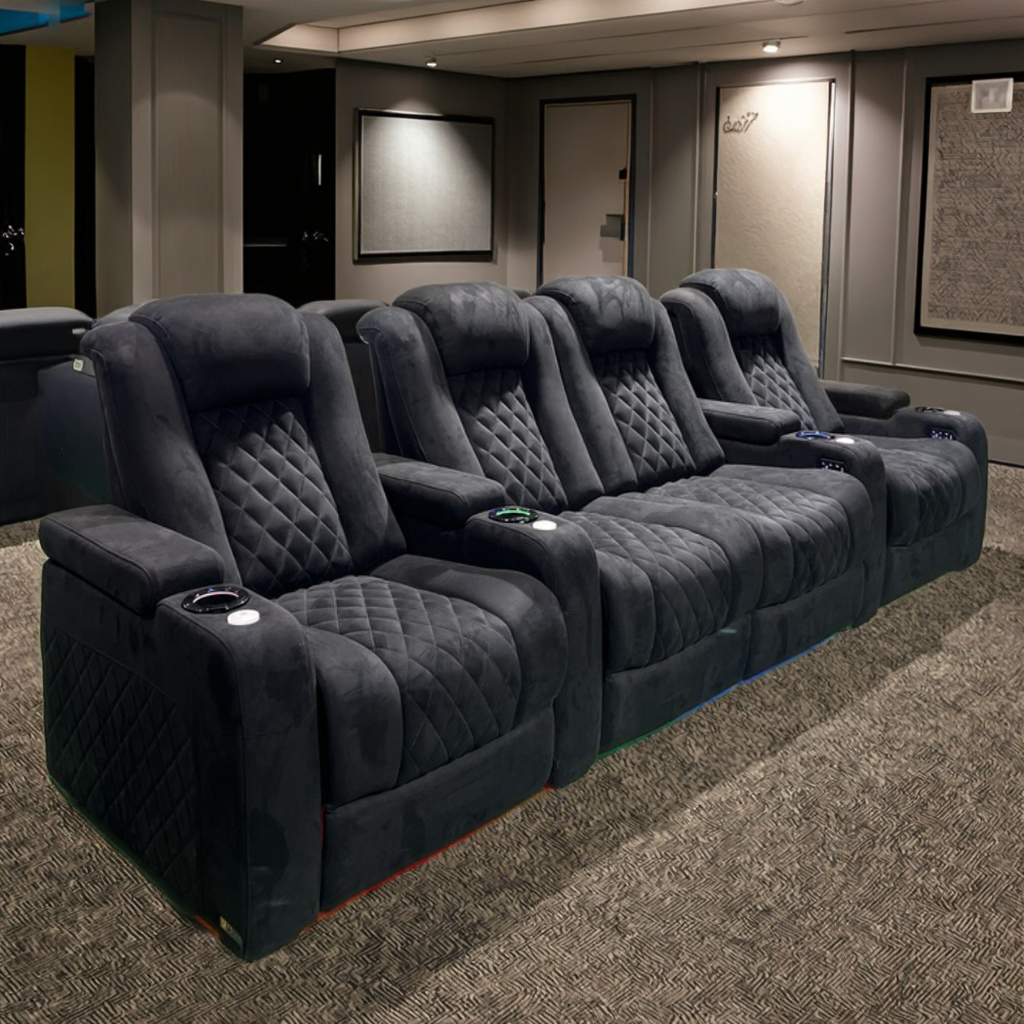 Low Price VIP Theater Seats Electric Reclining Leather