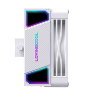 LOVINGCOOL Brand Stock 12cm CPU Air Cooler Tower 6 Pipe ARGB Mirror Temp Screen in Stock Fast Ship OEM Intel AMD Gaming Desktop