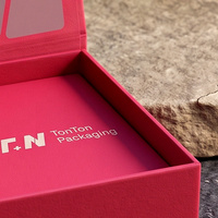 Boîte cadeau personnalisée de parfum rouge premium et boîte de présentation magnétique pour parfum avec boîte en papier parfumé pour l'emballage de parfum