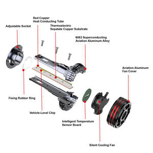 Nouveau phare de voiture LED D19 haute puissance pas cher 3-cuivre-tuyau 12V Canbus Compatible H1 H4 H7 H11 ampoule lampe pour nouvel état de voiture - Product Image 2