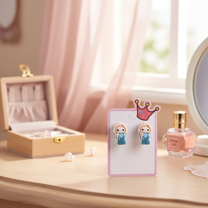 Vendita calda Trending stile Vintage lampadario orecchino Set arco croce in acciaio inox perla all'ingrosso - Product Image 3