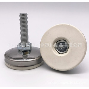 Junyuewei <b>Adjustable</b> Foot Pad 50mm M8 M10 Stainless Steel Chair <b>Leg</b> Support Furniture <b>Height</b> Adjustment Injection Molding Modern - Product Image 3