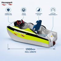 Nouveau bateau de kart de sport aquatique électrique EPP Mini bateau à réaction
