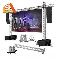 Scène de concert mobile en alliage d'aluminium pour DJ, remorque podium, accessoires d'affichage pour événements