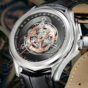 Orologi TBL OEM di lusso Design speciale in vera pelle cinturino automatico orologi meccanici da uomo - Product Image 3