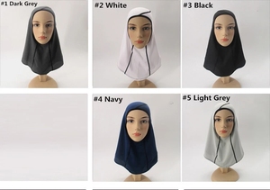 Personnalisé femmes musulmanes respirant maille tissu évacuation de l'humidité dames islamique Fitness Gym course Jogging écharpe <span class=keywords><strong>sport</strong></span> Hijab - Product Image 6