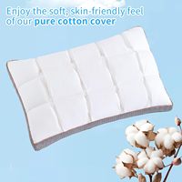 Weiches Nackenkissen Queen-Size Schlafkissen Superweiche Unterstützung Alternative Kissen 100% Baumwollhülle Hypoallergen Luxuriös Bequem Flauschig Bett