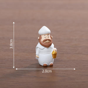 Statuine Religiose in Resina in Miniatura, Set Natività di Natale, Gesù Bambino, Angelo Dipinto a Mano, <span class=keywords><strong>Accessori</strong></span> Fai-da-Te Ecologici <span class=keywords><strong>per</strong></span> Scenografie - Product Image 3