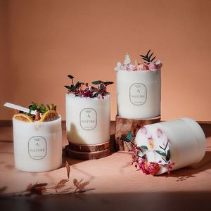 Advanced Handmade Candle Gift <b>Box</b> with a Dry Floral Atmosphere Valentine's Day Gift New Year's Gift - Product Image 1
