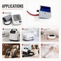 Vanne solénoïde électrique miniature personnalisée DC 6V 2W normalement fermée pour appareil de massage pneumatique