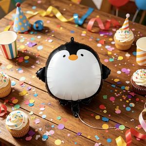 Nuevo Diseño de Globos de Aluminio Metálicos Coloridos con Forma de Animales de Dibujos Animados en 4D, Ecológicos, Pingüino, Perro Manchado, Oso de Graduación, <span class=keywords><strong>Circo</strong></span> - Product Image 3