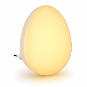 Hot Selling Egg Shape LED Night <b>Light</b> Dusk to Dawn <b>Light</b> <b>Sensor</b> 0.5W <b>Plug</b> <b>In</b> Kids Room Lamp OEM Factory Direct - Product Image 1
