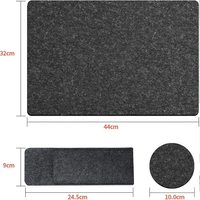 Sous-verres à couverts pour Table à dîner, lot de 4 pièces, en feutre