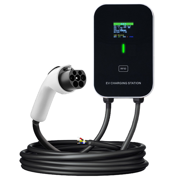 Home Electric Vehicle Charger, CE UL 7kW/11kW/22kW, Remote Management Via , Smart Charging for Home Use