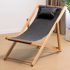 <span class=keywords><strong>Chaise</strong></span> de plage de <span class=keywords><strong>jardin</strong></span> en bois dur pliante traditionnelle inclinable avec logo personnalisé pour se détendre en plein air - Product Image 5