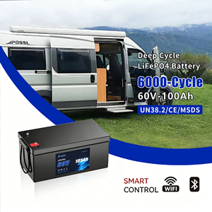 Paquete de Baterías Personalizado ADF de 60V 105Ah, 48v 60v 72v 200ah, Paquete de Iones de Litio de 72 Voltios y 100ah para Bicicleta Eléctrica, Motocicleta, Carro de Golf - Product Image 1