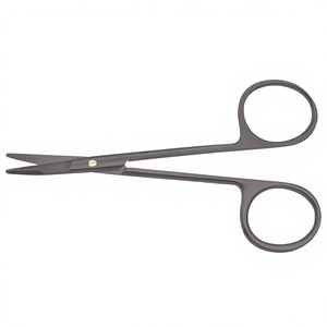 Tijeras Kaye CeraCoat Serradas de 11.5 cm con Recubrimiento Cerámico y Microdentados para Blefaroplastia y Cirugía Plástica Facial - Product Image 1