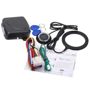 ระบบสตาร์ทแบบไร้กุญแจ 12V สวิตช์สตาร์ทแบบปุ่มเดียวอเนกประสงค์พร้อมกุญแจ RFID และชุดสายไฟสำหรับการดัดแปลงรถยนต์ - Product Image 5