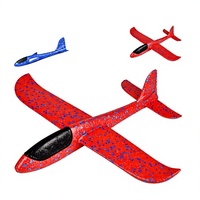 Avions en mousse à lancer à la main pour l'extérieur, 48 cm, planeur volant, jouets interactifs parent-enfant sans lumières pour le plaisir des enfants