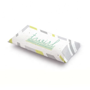 Plantable Seed Paper Box Customizable Plantable Seed Paper Gift Boxes And Packaging Boxes Plantable Paper Seed Eco-friendly Packaging Box