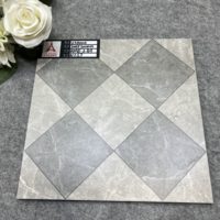 Foshan Céramique Nouveau Design Gris 300x300mm Antidérapant Antique Géométrie Look Mat Rustique Maison Gazed Carreaux de sol