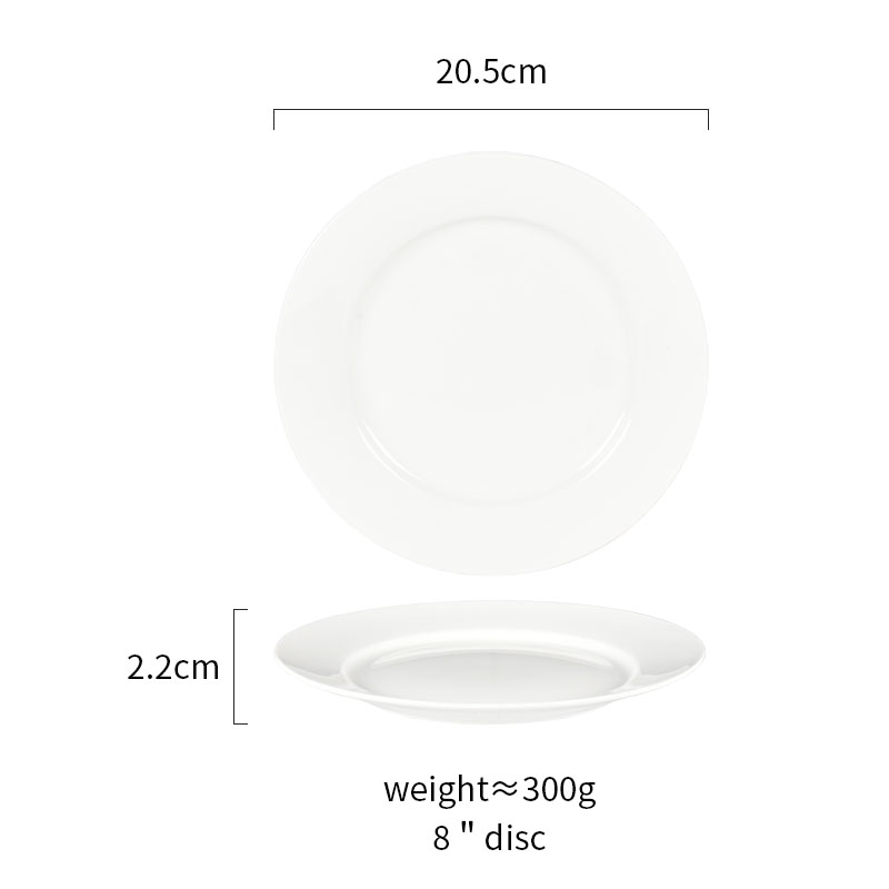 Assiettes 8"