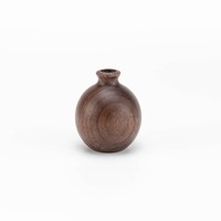 Diffuseur d'huiles aromatiques en bois de noyer noir écologique, mini vase, pot-pourri d'encens chinois, décoration pour la maison et le bureau