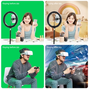 Vente en gros PULUZ 1x2m support de <span class=keywords><strong>fond</strong></span> <span class=keywords><strong>vert</strong></span> en forme de T avec clips trépied réglable pour la prise de vue - Product Image 5