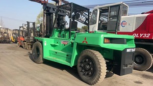 Chariot élévateur Mitsubishi FD150 d'occasion de 15 tonnes, moteur Mitsubishi, source d'énergie diesel, haute performance, meilleures offres en ligne, livraison rapide - Product Image 2