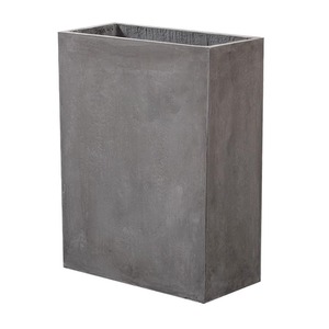 Pot de fleurs <span class=keywords><strong>rectangulaire</strong></span> long en fibrociment, design écologique, trou de drainage, auto-arrosant, personnalisable, pour la maison, le jardin, l'extérieur - Product Image 3