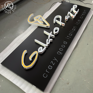 Panneau publicitaire LED extérieur personnalisé, rétroéclairé, durable, imperméable, lettres 3D pour grands centres d'exposition - Product Image 2