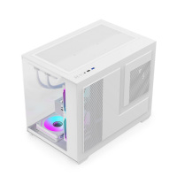 PC Tower Case Panoramic Dual Glass 360mm AIO Cooling 400mm GPU M-ATX ITX Gaming Computer Case Desktop PC Chassis